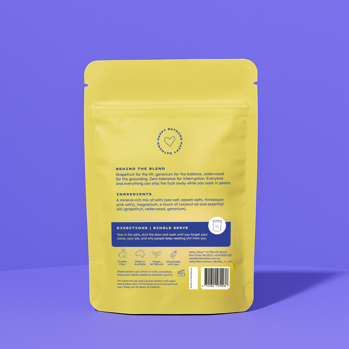 BATH SALTS | LEAVE ME THE F*CK ALONE 100g